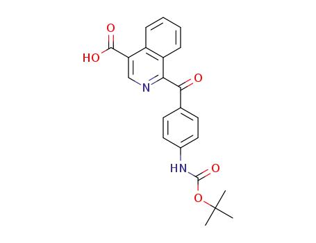 1-{4-(tert-butoxycarbonylamino)phenylcarbonyl}isoquinolin-4-ylcarboxylic acid