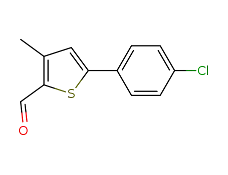 5-(4-chlorophenyl)-3-methylthiophene-2-carbaldehyde