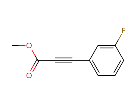 Molecular Structure of 221148-38-5 ((3-Fluoro-phenyl)-propynoic acid methyl ester)