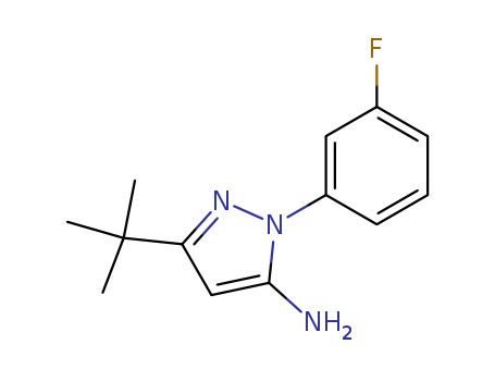 3-(TERT-BUTYL)-1-(3-FLUOROPHENYL)-1H-PYRAZOL-5-AMINE  CAS NO.476637-06-6