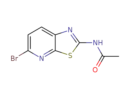 Molecular Structure of 1112982-76-9 (N-(5-BroMothiazolo[5,4-b]pyridin-2-yl)acetaMide)