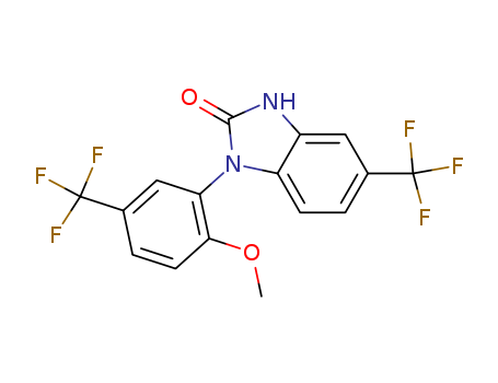 1-(2-methoxy-5-(trifluoromethyl)phenyl)-5-(trifluoromethyl)-1H-benzo[d]imidazol-2(3H)-one