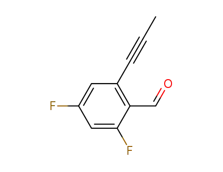 2,4-difluoro-6-prop-1-ynylbenzaldehyde
