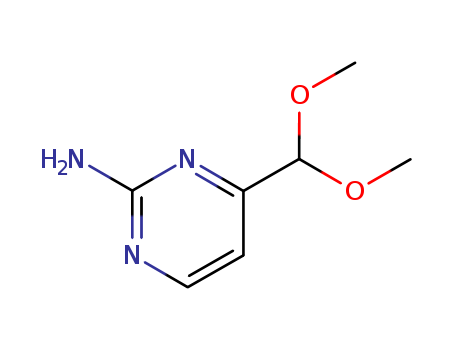 4-Dimethoxymethylpyrimidin-2-ylamine manufacture