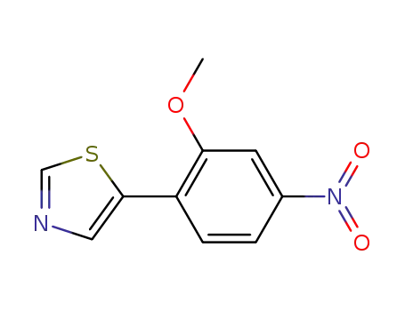 5-(2-methoxy-4-nitrophenyl)thiazole