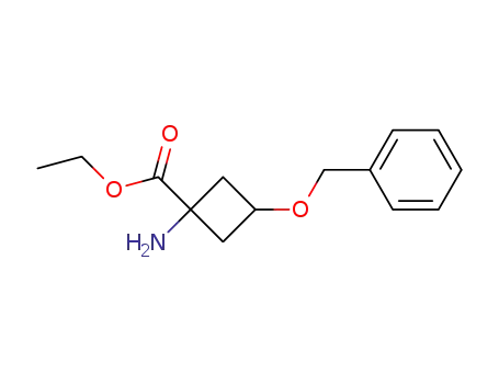 1-amino-3-(benzyloxy)cyclobutane-1-carboxylic acid ethyl ester