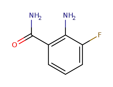 Molecular Structure of 187805-54-5 (Benzamide, 2-amino-3-fluoro- (9CI))