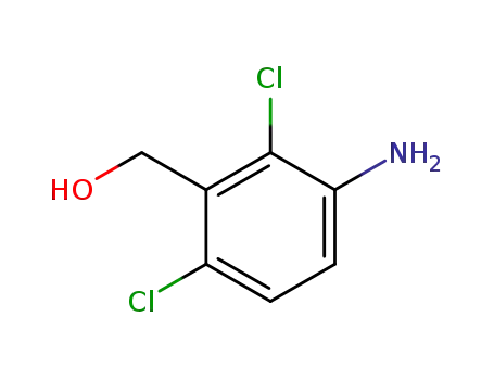 Molecular Structure of 83141-04-2 (Benzenemethanol, 3-amino-2,6-dichloro-)