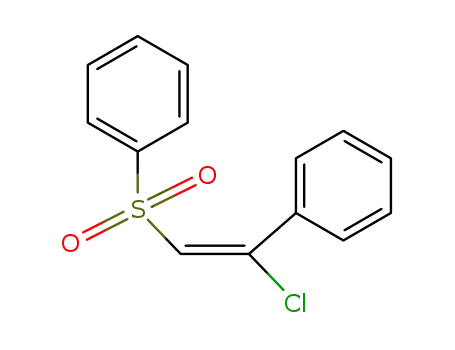 Molecular Structure of 31598-92-2 ([(2-chloro-2-phenylethenyl)sulfonyl]benzene)
