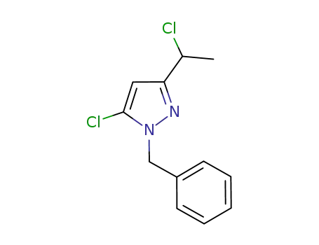 1-benzyl-5-chloro-3-(1-chloroethyl)-1H-pyrazole