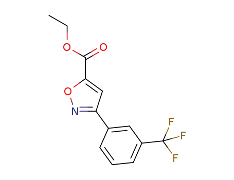 5-Isoxazolecarboxylic acid, 3-[3-(trifluoromethyl)phenyl]-, ethyl ester