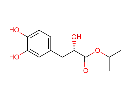 Molecular Structure of 1280727-98-1 (isopropyl (S)-3-(3,4-dihydroxyphenyl)-2-hydroxypropanoate)