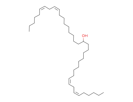 Molecular Structure of 1169768-28-8 ((6Z,9Z,28Z,31Z)-heptatriaconta-6,9,28,31-tetraen-19-ol)