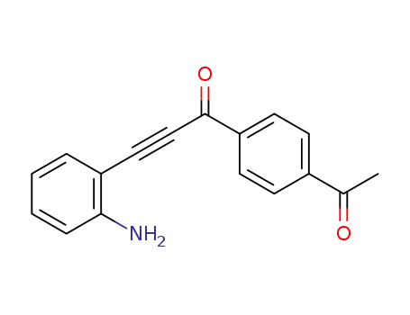 2-Propyn-1-one, 1-(4-acetylphenyl)-3-(2-aminophenyl)-