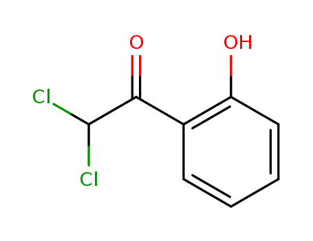 Molecular Structure of 29003-58-5 (Ethanone, 2,2-dichloro-1-(2-hydroxyphenyl)- (9CI))