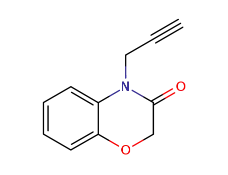 Molecular Structure of 37988-92-4 (4-(prop-2-yn-1-yl)-2H-benzo[b][1,4]oxazin-3(4H)-one)