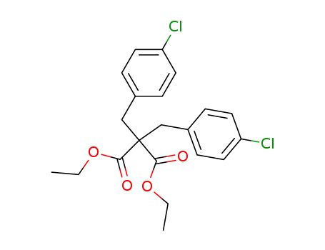 Molecular Structure of 7012-60-4 (diethyl bis(4-chlorobenzyl)propanedioate)