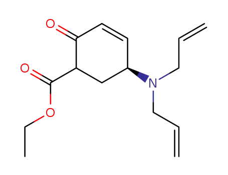 (5S)-ethyl 5-(diallylamino)-2-oxocyclohex-3-ene carboxylate