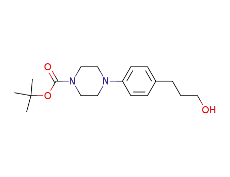 tert-butyl 4-(4-(3-hydroxypropyl)phenyl)piperazine-1-carboxylate