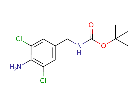 4-(N-boc-aminomethyl)-2,6-dichlorobenzenamine