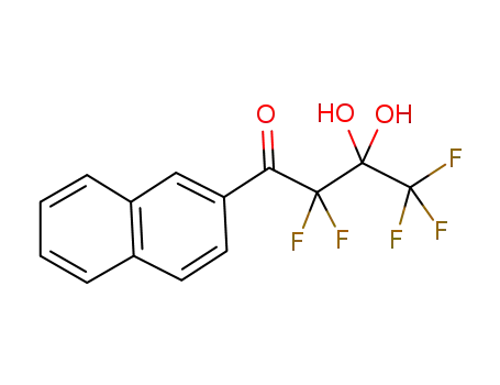 2,2,4,4,4-pentafluoro-3,3-dihydroxy-1-(naphthalen-2-yl)-butan-1-one