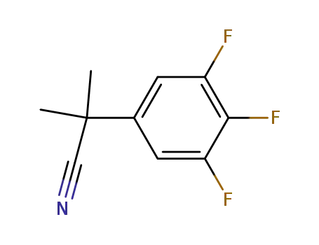 2-methyl-2-(3,4,5-trifluoro-phenyl)-propionitrile