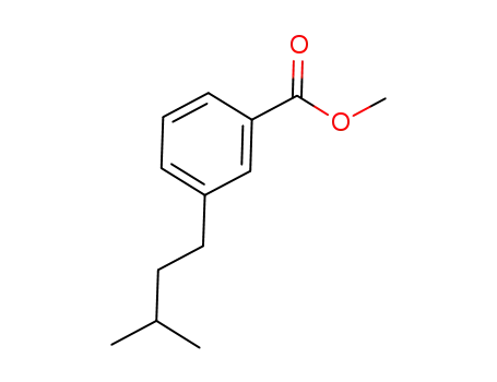Benzoic acid, 3-(3-methylbutyl)-, methyl ester