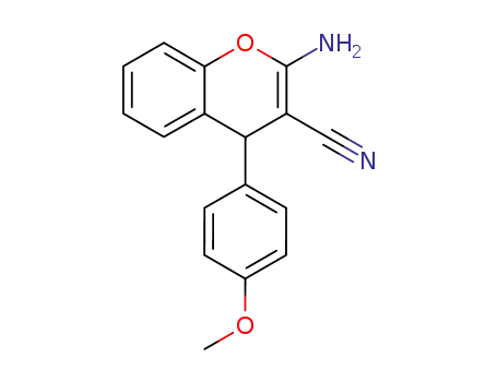2-amino-4-(4-methoxyphenyl)-4H-chromene-3-carbonitrile