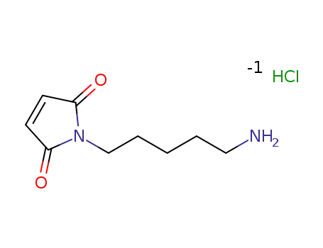 Molecular Structure of 510709-83-8 (N-(5-Aminopentyl)maleimide hydrochloride salt)