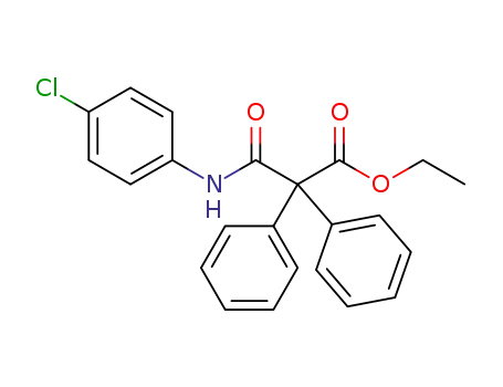 ethyl 3-(4-chlorophenylamino)-3-oxo-2,2-diphenylpropanoate