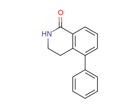 Molecular Structure of 1309955-15-4 (3,4-dihydro-5-phenylisoquinolin-1(2H)-one)