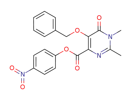 5-benzyloxy-2,3-dimethyl-6-(4-nitrophenyloxycarbonyl)-1[H]-pyrimidin-4-one