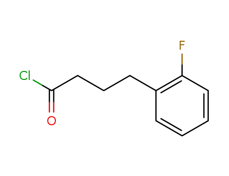 Molecular Structure of 166251-26-9 (Benzenebutanoyl chloride, 2-fluoro-)