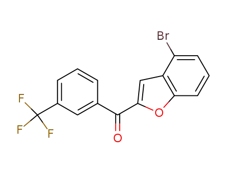 (4-bromo-1-benzofuran-2-yl)[3-(trifluoromethyl)phenyl]methanone