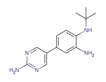 4-(2-amino-pyrimidin-5-yl)-N<sub>1</sub>-tert-butyl-benzene-1,2-diamine