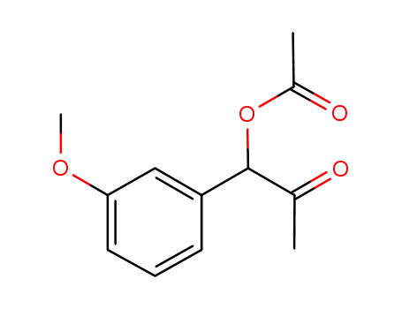 1-(3-methoxyphenyl)-2-oxopropyl acetate