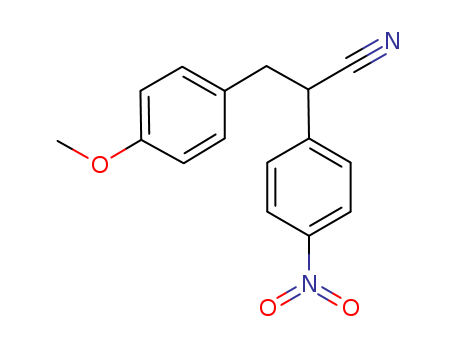 3-(4-Methoxyphenyl)-2-(4-nitrophenyl)propanenitrile