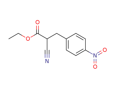 2-cyano-3-(4-nitrophenyl)propionic acid ethyl ester