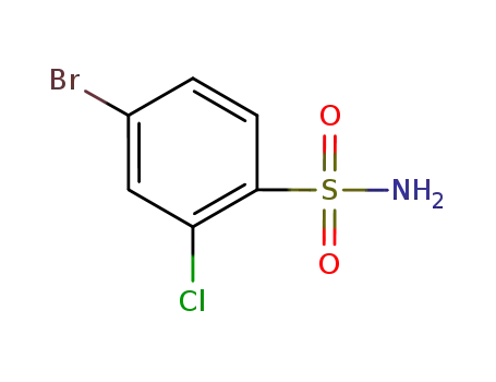 Molecular Structure of 351003-59-3 (4-BROMO-2-CHLOROBENZENESULFONAMIDE)