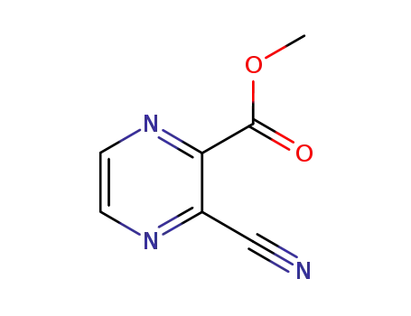 Pyrazinecarboxylic acid, 3-cyano-, methyl ester