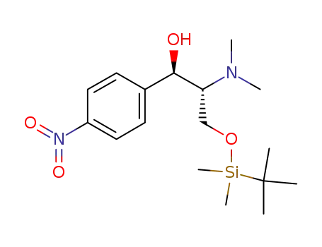 (1R,2R)-3-tert-butyldimethylsilyloxy-2-(N,N-dimethylamino)-1-p-nitrophenyl-1-propanol