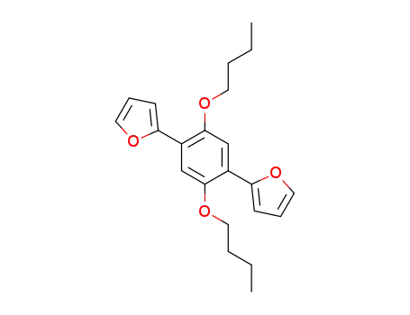 Molecular Structure of 1407152-24-2 (1,4-dibutoxy-2,5-bis(furan-2-yl)benzene)