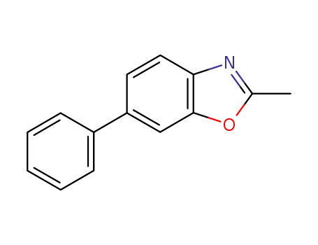 Molecular Structure of 61309-99-7 (2-Methyl-6-phenylbenzoxazole)