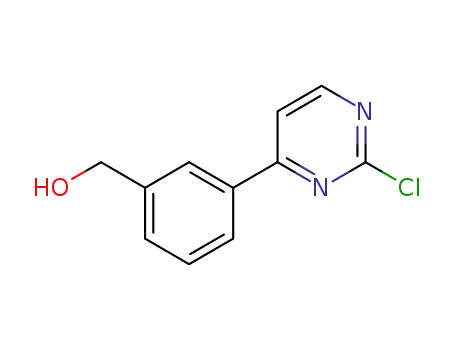 Molecular Structure of 859517-90-1 ([3-(2-Chloro-pyrimidin-4-yl)-phenyl]-methanol)