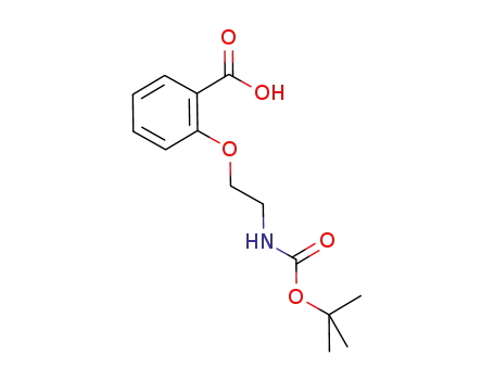 Molecular Structure of 263410-04-4 (2-[2-(BOC-AMINO)ETHYLOXY]BENZOIC ACID)