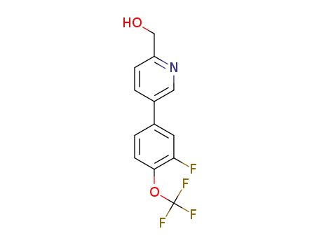 {5-[3-fluoro-4-(trifluoromethoxy)phenyl]-2-pyridinyl}methanol