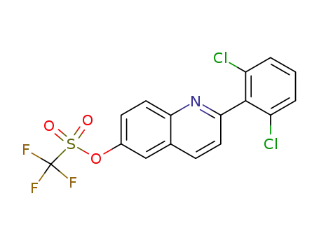 2-(2,6-dichlorophenyl)-6-quinolinyl trifluoromethanesulfonate