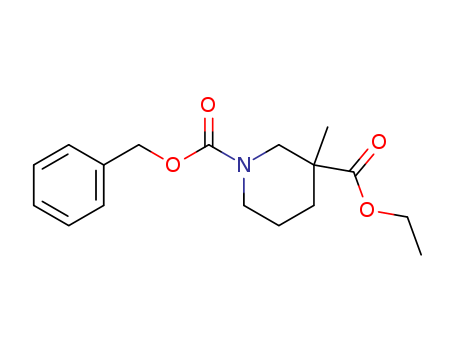 1,3-Piperidinedicarboxylicacid, 3-methyl-, 3-ethyl 1-(phenylmethyl) ester