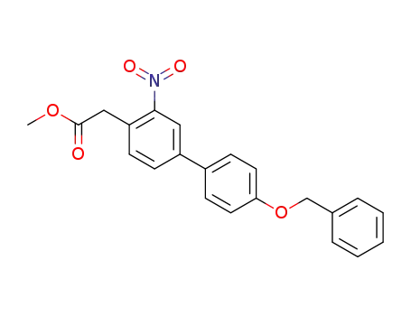 methyl {3-nitro-4'-[(phenylmethyl)oxy]-4-biphenylyl}acetate