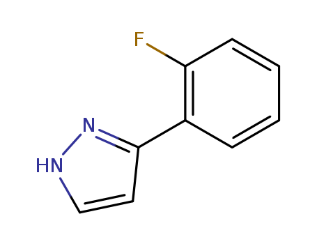 1H-Pyrazole,3-(2-fluorophenyl)-(9CI)
